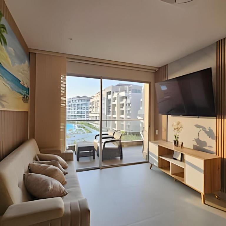 Elegante apartamento con balcón en Cartagena - One-Bedroom Apartment - 13