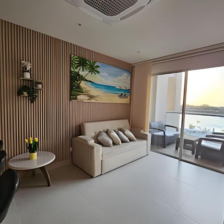 Elegante apartamento con balcón en Cartagena - One-Bedroom Apartment - 16
