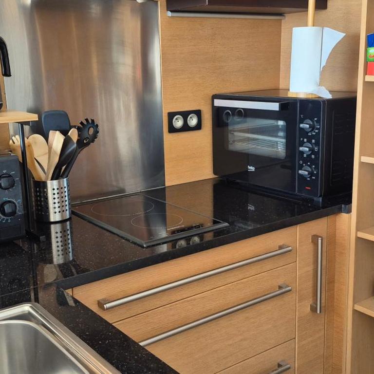 T2, vue imprenable sur le port, parking, clim, wifi - Appartement 1 Chambre - Vue sur Mer - 6