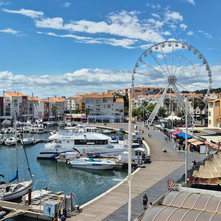 T2, vue imprenable sur le port, parking, clim, wifi - Appartement 1 Chambre - Vue sur Mer - 2