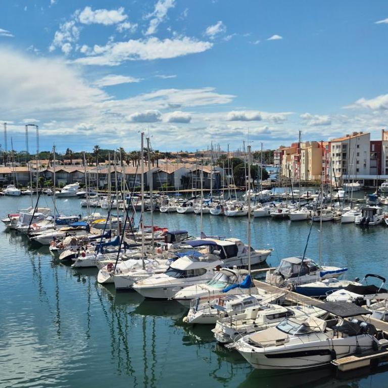 T2, vue imprenable sur le port, parking, clim, wifi - Appartement 1 Chambre - Vue sur Mer - 21