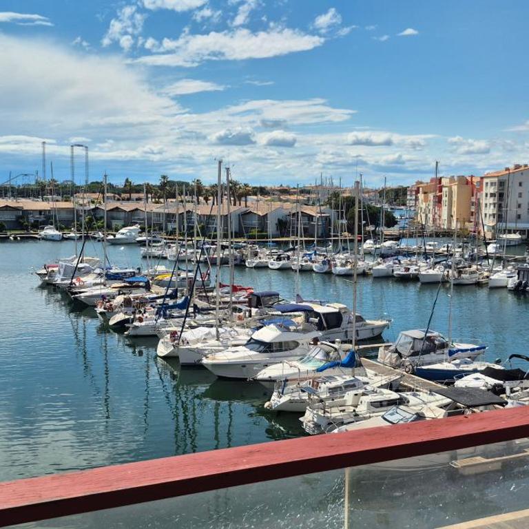 T2, vue imprenable sur le port, parking, clim, wifi - Appartement 1 Chambre - Vue sur Mer - 23
