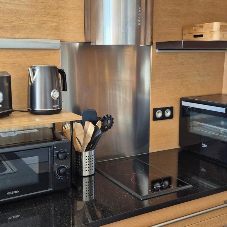 T2, vue imprenable sur le port, parking, clim, wifi - Appartement 1 Chambre - Vue sur Mer - 13
