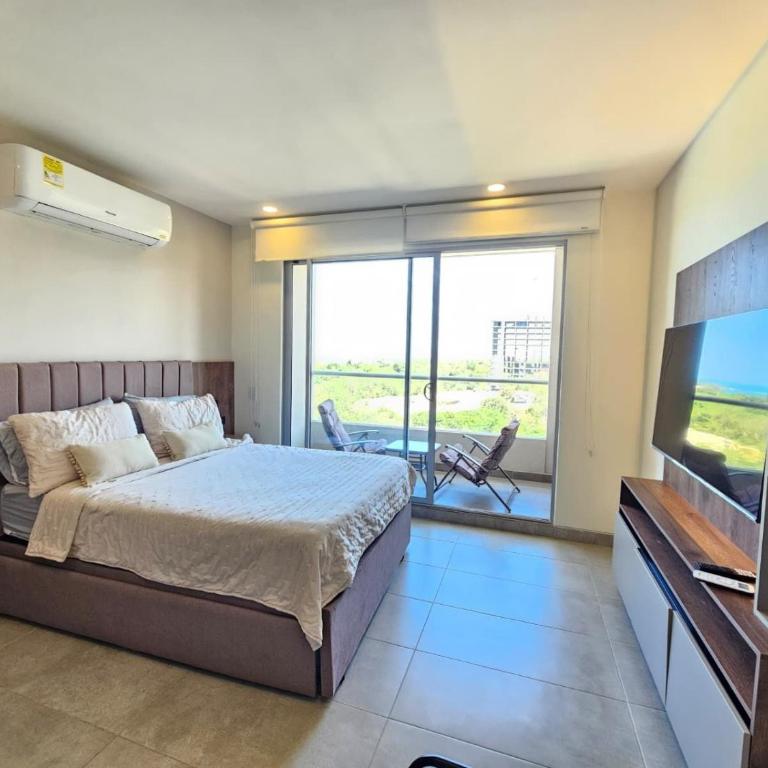 Exclusivo apartaloft con piscina en Santa Marta - One-Bedroom Apartment - 4