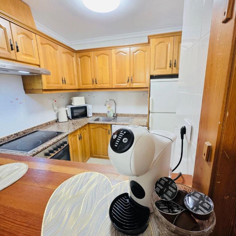 Calpe apartamento duplex a 1 min de la playa centrico wifi aire ideal familias - Apartamento de 2 dormitorios - 6