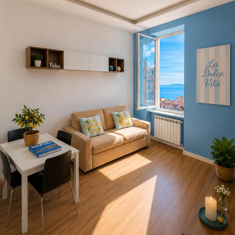 Capriview SuiteNapoli - Vista su Capri - Appartamento con 3 Camere da Letto e Vista Mare - 1