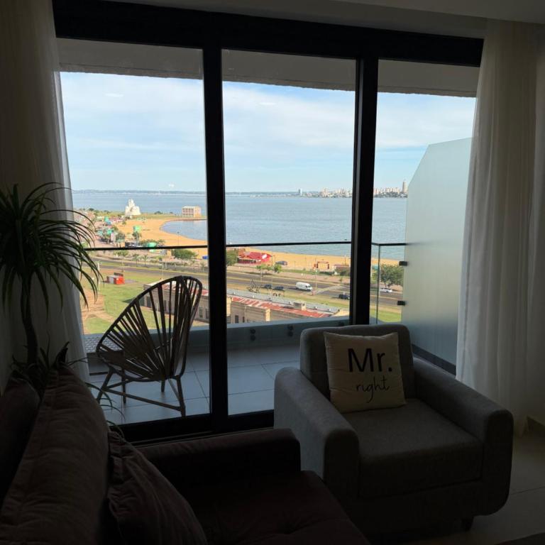 Exclusiva Vista Directa a la Playa San José Depto de 2 Habitaciones en Vivo Costanera en el último piso con parking! - Apartamento de 2 dormitorios - 22
