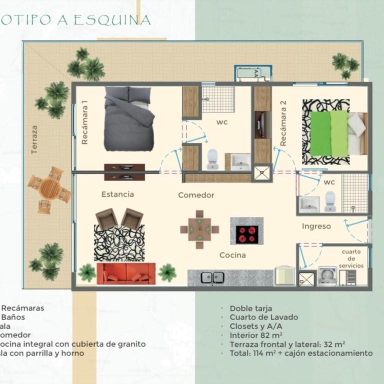 Apartment with a terrace - Apartamento de 2 dormitorios - 26
