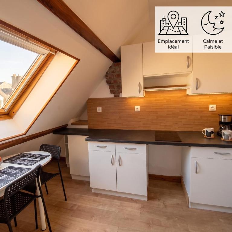 Studio lumineux et calme proche centre et Nausicaa - One-Bedroom Apartment - 1