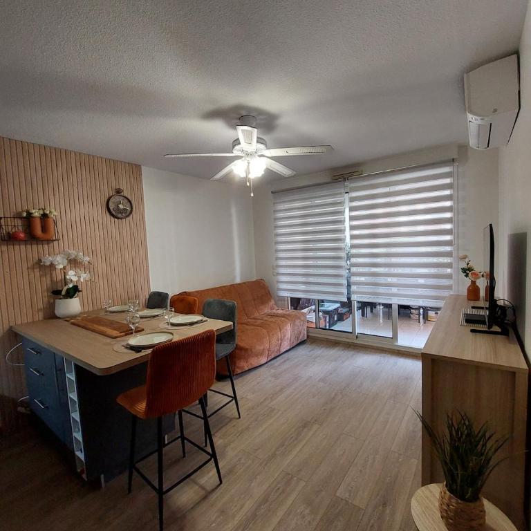 T3 climatisé avec terrasse, piscine, parking sécurisé - Apartamento de 2 dormitorios - 4
