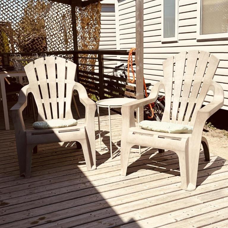 Chalet 30m from the Beach Terrace, Bikes & Parking - Chalet 2 Chambres - 25