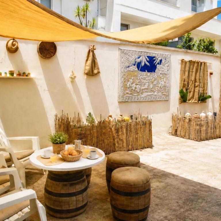 Villino Due Palme Private Patio House with Whirlpool Bathtub & LED Ambience in Salento 6 7 Guests - Two-Bedroom House - 17