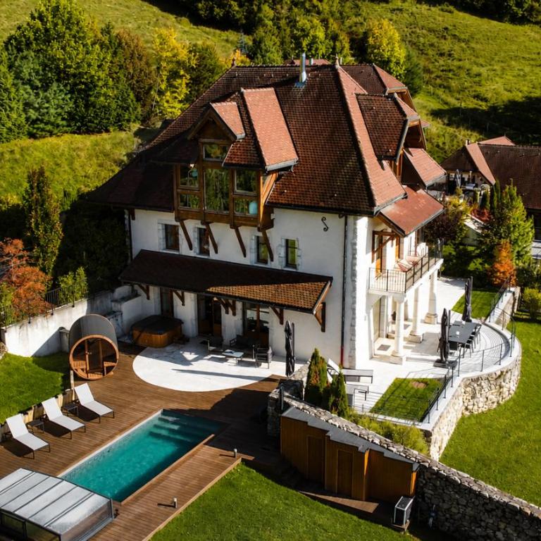 Villa Savoie Villa de luxe avec piscine et spa, lac d'Annecy - Villa avec Piscine Privée - 6