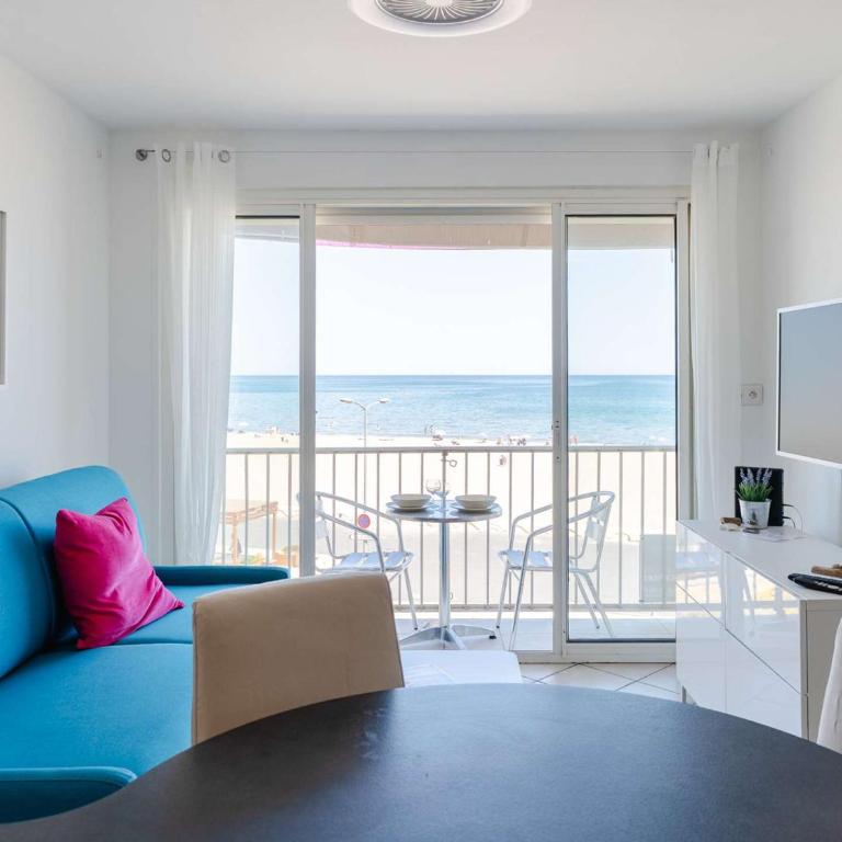 Appartement T2 en front de mer avec balcon à Narbonne Plage - FR-1-409-263 - Apartment - 11