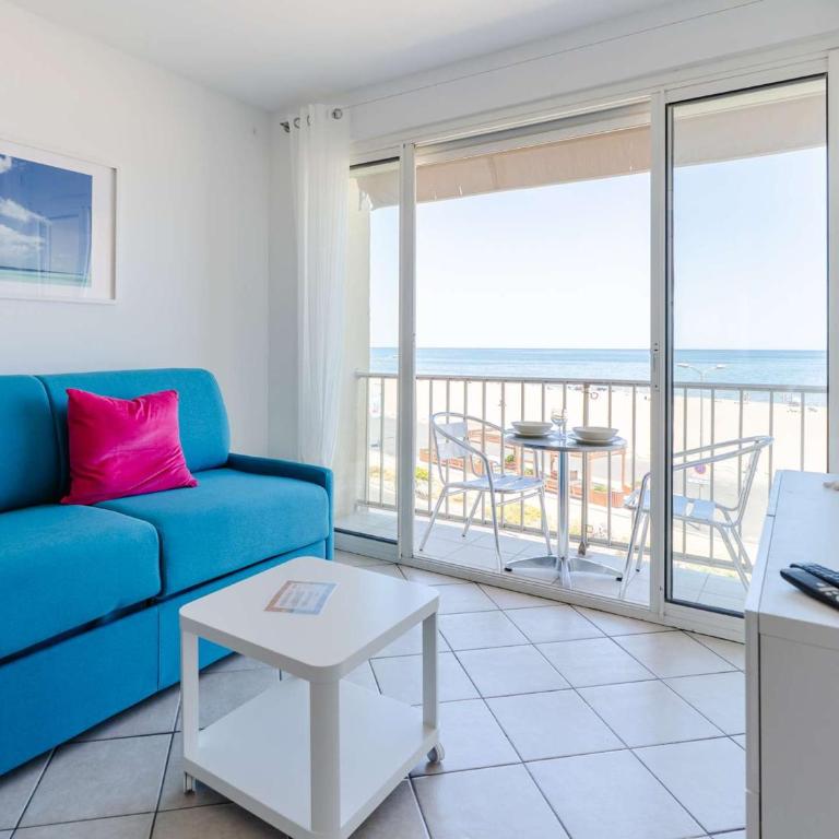 Appartement T2 en front de mer avec balcon à Narbonne Plage - FR-1-409-263 - Apartment - 12