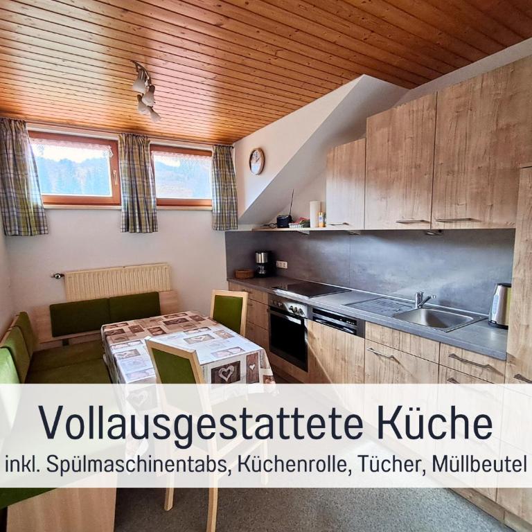Bauernhof Finkel - Ferienwohnungen mit Balkon - Bergsicht - Traktor mitfahren - Tiere streicheln - entspannter Familienurlaub - zentrale Lage nahe Oberstdorf - Apartment mit 1 Schlafzimmer und Balkon - 8