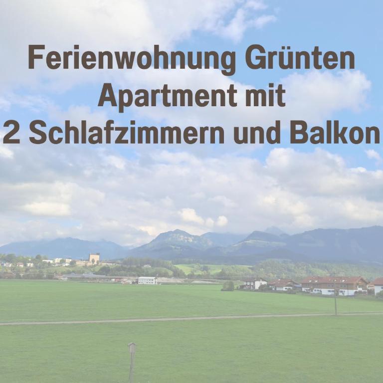 Bauernhof Finkel - Ferienwohnungen mit Balkon - Bergsicht - Traktor mitfahren - Tiere streicheln - entspannter Familienurlaub - zentrale Lage nahe Oberstdorf - Apartment mit 2 Schlafzimmern und Balkon - 1