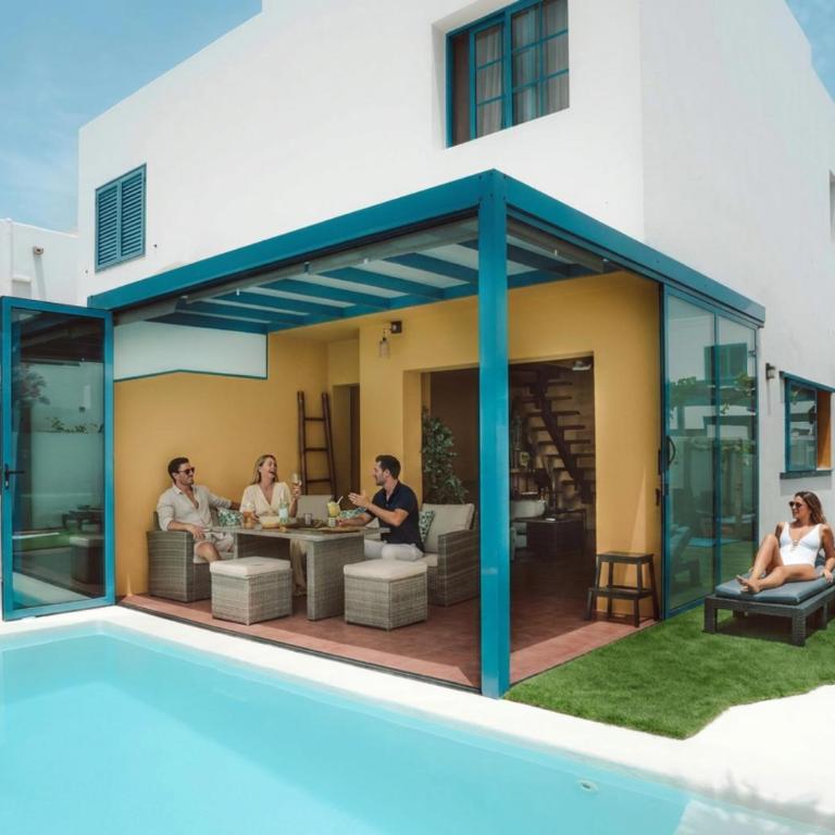 Villa Apapache | Private Pool | Beach - 5 Min Walk - Villa mit 2 Schlafzimmern - 1