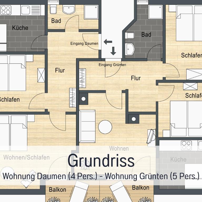 Bauernhof Finkel - Ferienwohnungen mit Balkon - Bergsicht - Traktor mitfahren - Tiere streicheln - entspannter Familienurlaub - zentrale Lage nahe Oberstdorf - Apartment mit 1 Schlafzimmer und Balkon - 22
