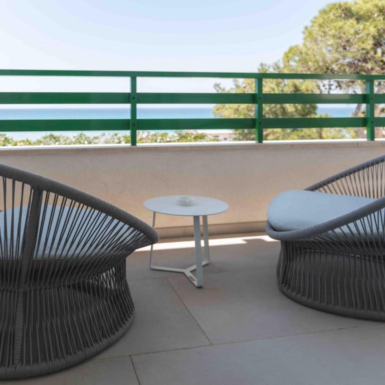 Villa Dune Luxury Roof Top Pool Wellness - Camera King con Vista Mare - 10