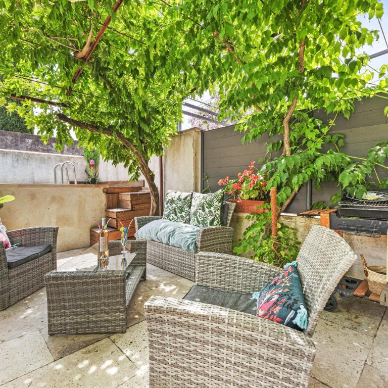 Chez Dominique avec piscine privée - Maison 2 Chambres - 6