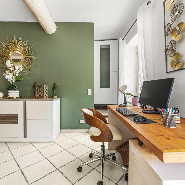 Chez Dominique avec piscine privée - Maison 2 Chambres - 12