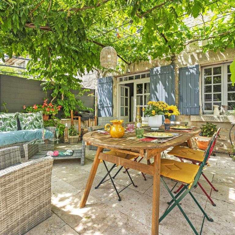 Chez Dominique avec piscine privée - Maison 2 Chambres - 5