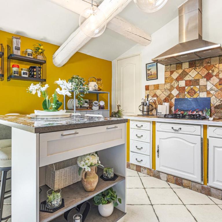 Chez Dominique avec piscine privée - Maison 2 Chambres - 16