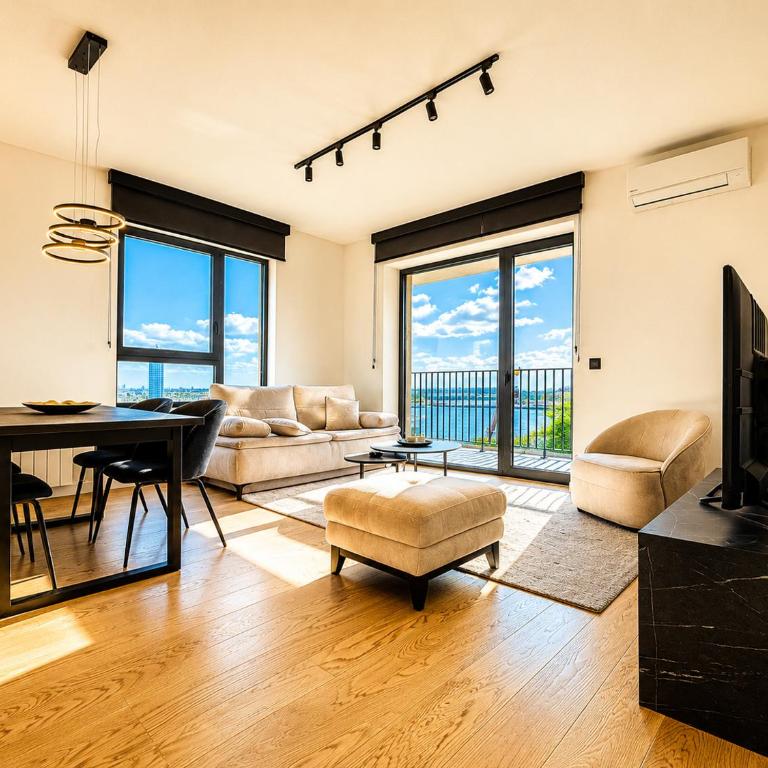 The Waterfront Collection Studio & Apartments - Apartment mit 2 Schlafzimmern und Flussblick - 9