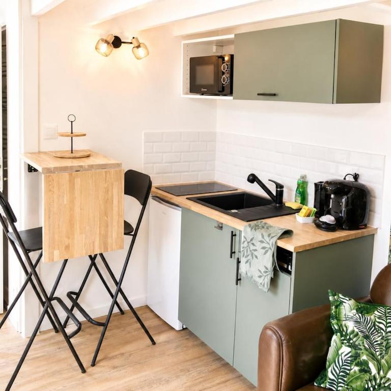 La Cabane Studio Rouen, Gare, CHU, Stationnement gratuit - Linge & Ménage Inclus - Two-Bedroom Apartment - 10