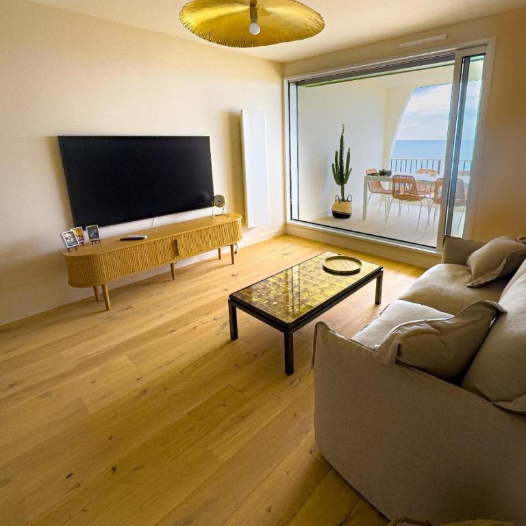 T2 Luxe Le Poséidon Vue mer terrasse & box - Appartement 1 Chambre - 6