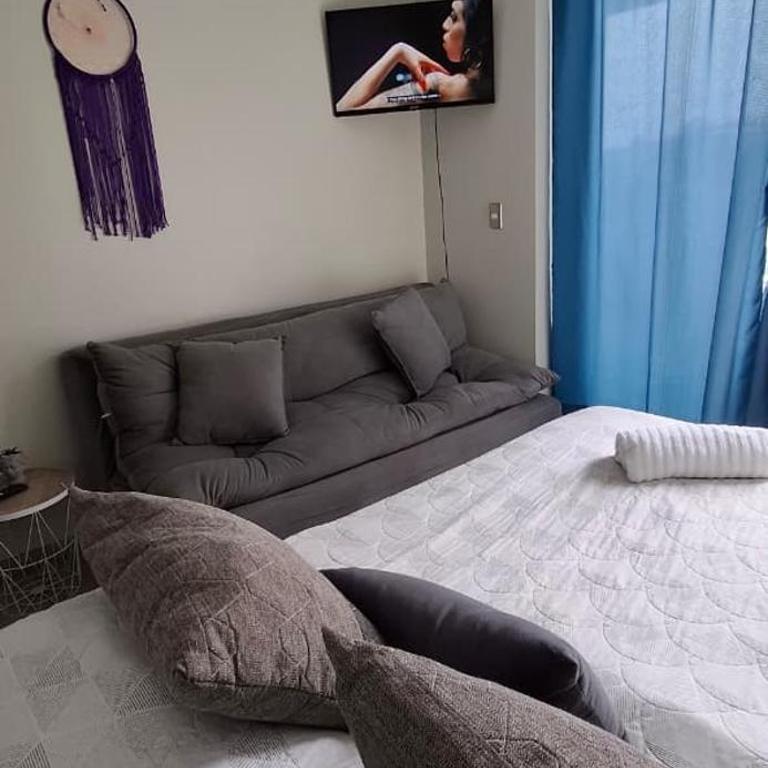 Descansa en Viña, estudio con piscina y terraza - One-Bedroom Apartment - 9