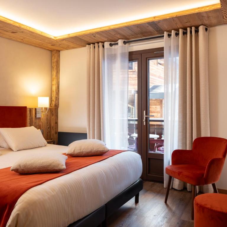 Les Cornettes - Chambre Double avec Salle de Bains Commune - 3