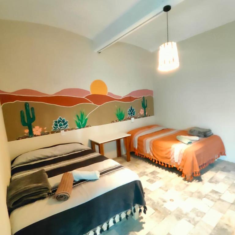 Hostel Casa Maguey - Chambre Familiale - 3