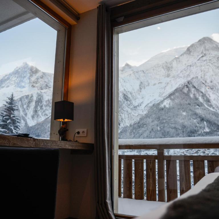 Les Campanules - Chambre Quadruple - Côté Mont Blanc - 8