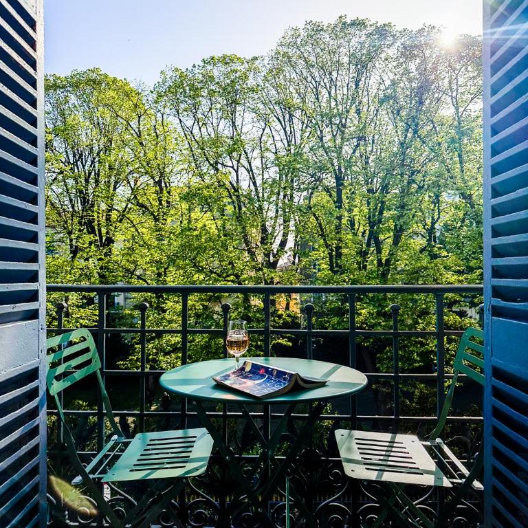 L'Haussmannien - Élégance & Confort, Vue Parc En Centre-Ville, Climatisation et Parking Privé - Appartement 2 Chambres - 19