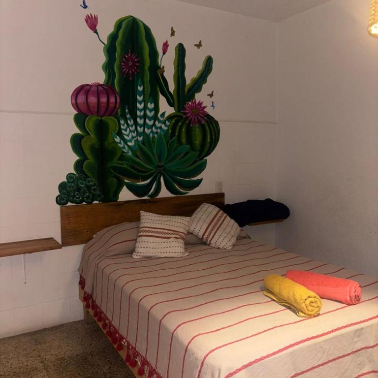 Hostel Casa Maguey - Chambre Double avec Salle de Bains Privative - 1