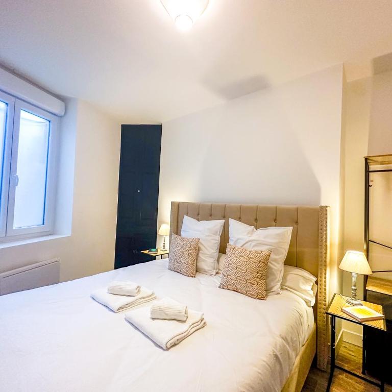 L'Haussmannien - Élégance & Confort, Vue Parc En Centre-Ville, Climatisation et Parking Privé - Appartement 2 Chambres - 23