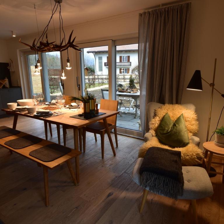 Das Alpiente - Das Urlaubshaus im Allgäu - Deluxe Apartment mit 2 Schlafzimmern und Gartenblick - 7