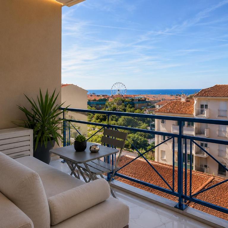 NEREO RIVIERA - Vue Mer - Dernier Étage - 2 Terrasses - 5 Min Plage - Apartment mit 1 Schlafzimmer - 21