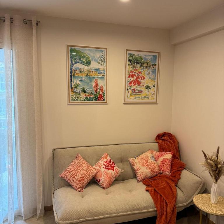 French Riviera Chic Cocoon - pool, beach, parking - Apartment mit 1 Schlafzimmer - 7