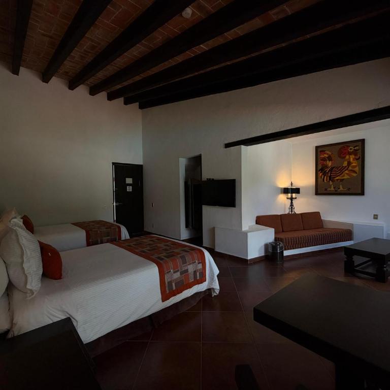 Hotel Hacienda Taboada (Aguas Termales) - Standard Doppelzimmer mit 2 Doppelbetten - 8