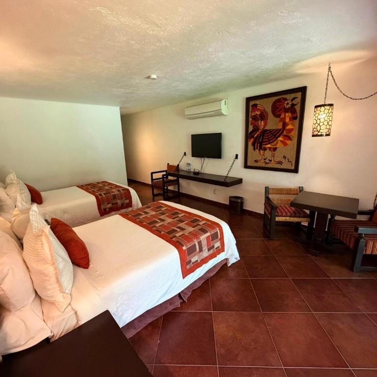 Hotel Hacienda Taboada (Aguas Termales) - Standard Doppelzimmer mit 2 Doppelbetten - 12