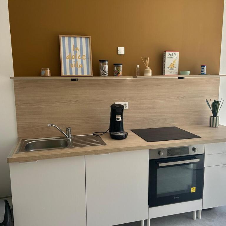 Studio cosy avec terrasse à 400m de la plage - Appartamento con 1 Camera da Letto - 6