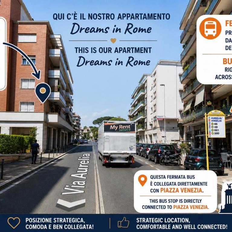 Dreams in Rome Vaticano - Metro A - One-Bedroom Apartment - 31
