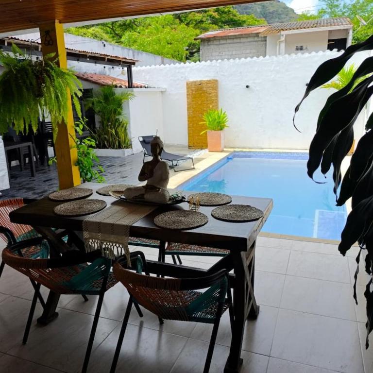 Villa Hanna Aire acondicionado, piscina y descanso - Casa de 3 dormitorios - 11