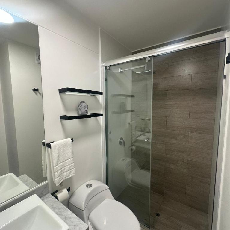 Ocean view apartment with balcony, pool and gym - One-Bedroom Apartment - 76