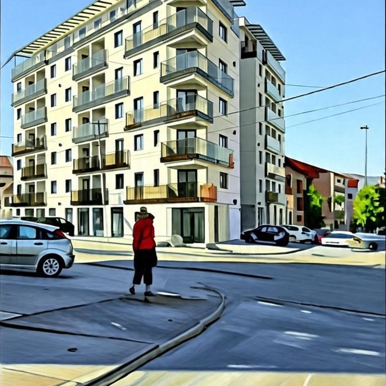 Aprtman na extra Lokaciji sa spavacom sobom I Garazom kod kruznog toka - Apartman sa 1 Spavaćom Sobom - 9
