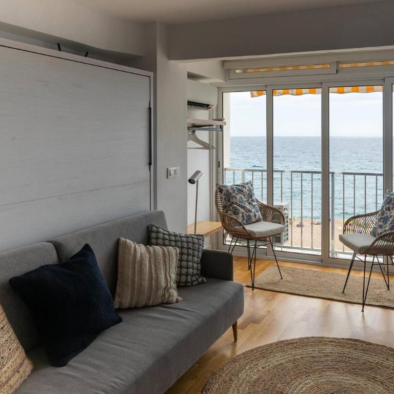 Loft Beach Palace frente al mar, Platja d'Aro - Estudio con vistas al mar - 1