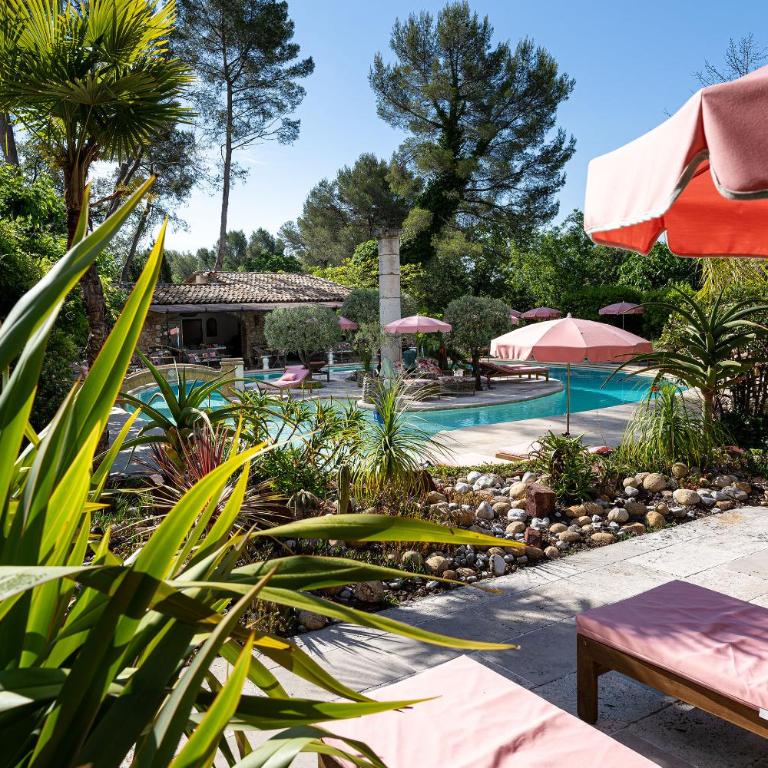 Hotel Les Messugues - Chambre Double de Luxe avec Terrasse ou Balcon - 1